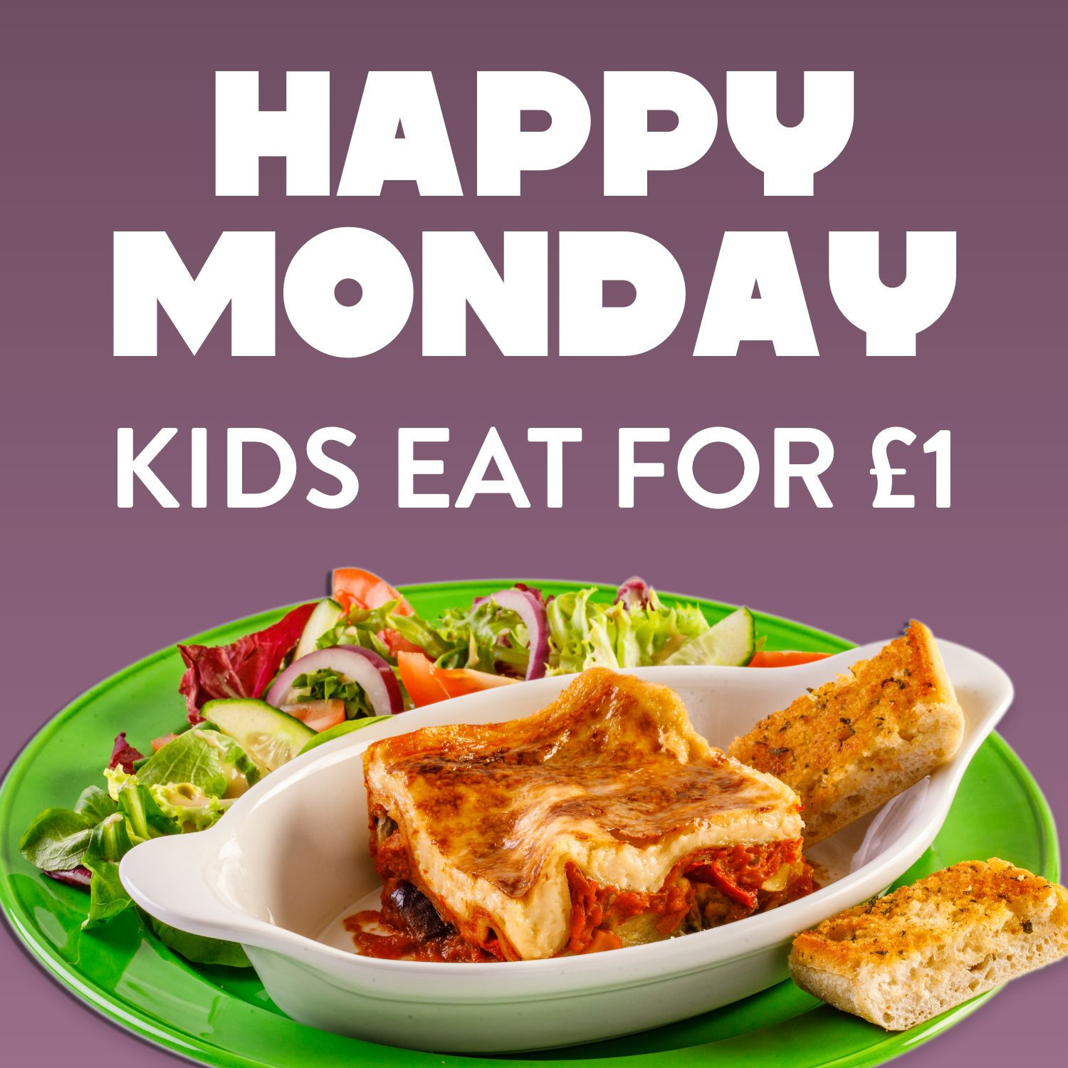 eat for £1 every Monday
